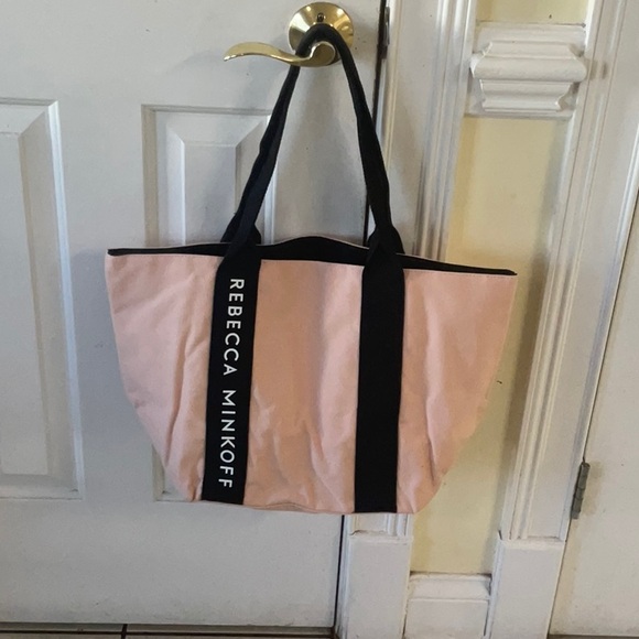 Rebecca Minkoff Handbags - Rebecca Minkoff Pink and Black Tote Bag